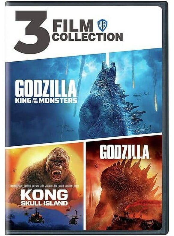 Godzilla / Kong: Skull Island / Godzilla: King of the Monsters (DVD), Warner Home Video, Action & Adventure