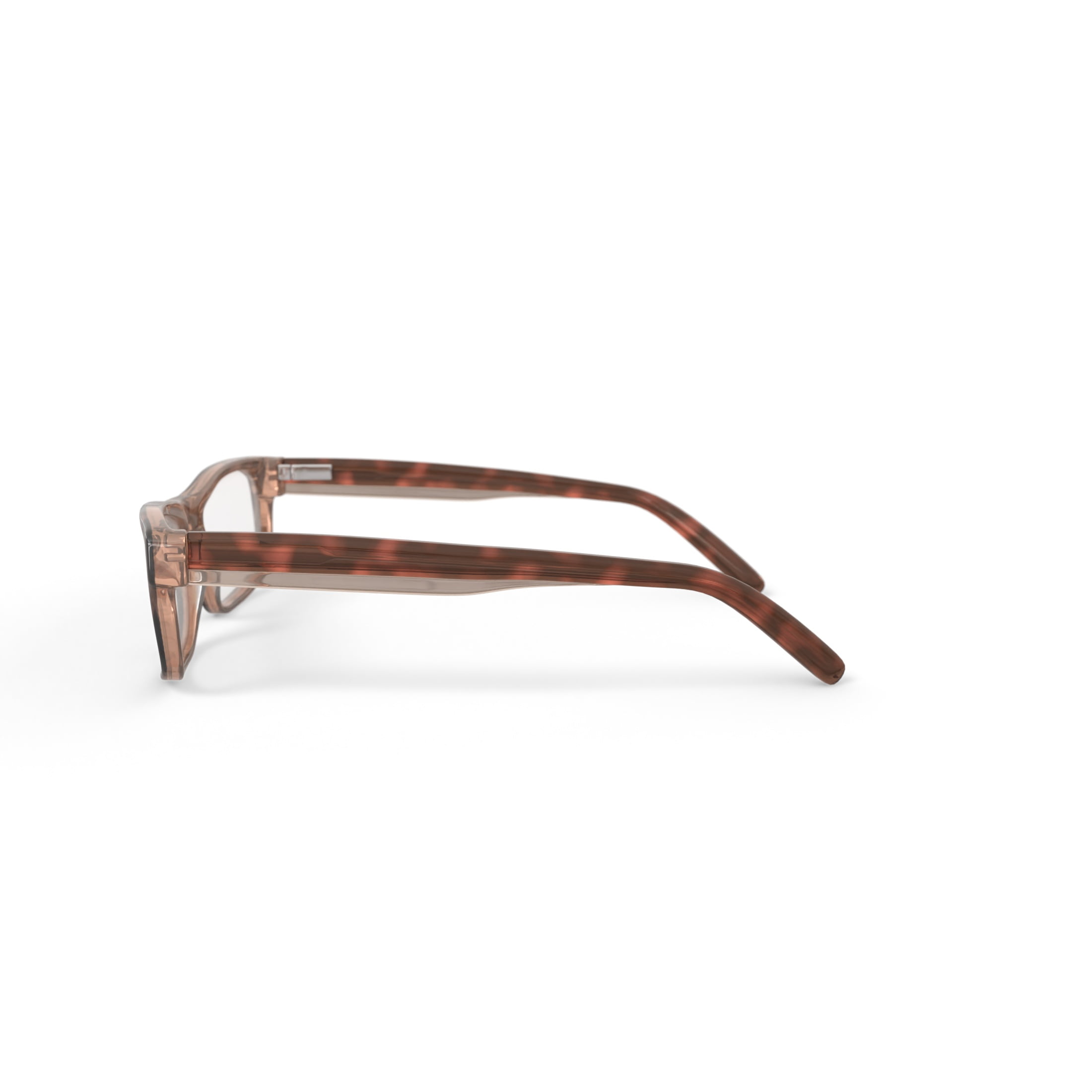 Walmart Men's FM14106 Rectangular Prescription Eyeglasses with Case, Brown