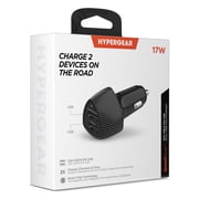 HyperGear 15621 SpeedBoost 17W Dual USB Car Charger Black