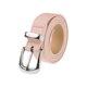 thumbnail image 1 of CINTURÓN DE CUERO SINTÉTICO INSPIRADO CHIC para Mujeres con Hebilla de Oro/Plata, Cinturones de Cintura Casual de 0.9" de Ancho para Jeans, Pantalones y Vestidos 42.1x0.9" (LxA) Hebilla Plateada-Rosa, 1 of 6