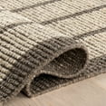 thumbnail image 5 of Rugs USA Eva Block Stripe Wool Area Rug, 5' x 8', Eva Brown, 5 of 10