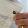 thumbnail image 2 of Chupacabra on the Hunt Square Cufflink Set - Silver or Gold, 2 of 5