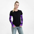 thumbnail image 6 of Goofa Purple Buffalo Plaid Pattern UV Sun Protection Arm Sleeves, UPF 50 Sports Cooling Arm Compression Sleeves for Men Women Teenager, 6 of 8
