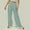 Mint Green, variant on IDALL Linen Pants Women Wide Leg Pants Woman Women Cotton Summer Wide Leg Casual Loose Drawstring High Waist Palazzo Pants Trousers With Pockets Lounge Pants Women Summer Pants Gray 5XL