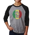 thumbnail image 1 of Boy's Raglan Baseball Word Art T-shirt - Get Up Stand Up, 1 of 2