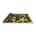 thumbnail image 2 of Ahgly Company Indoor Square Abstract Brown Modern Area Rugs, 7' Square, 2 of 4
