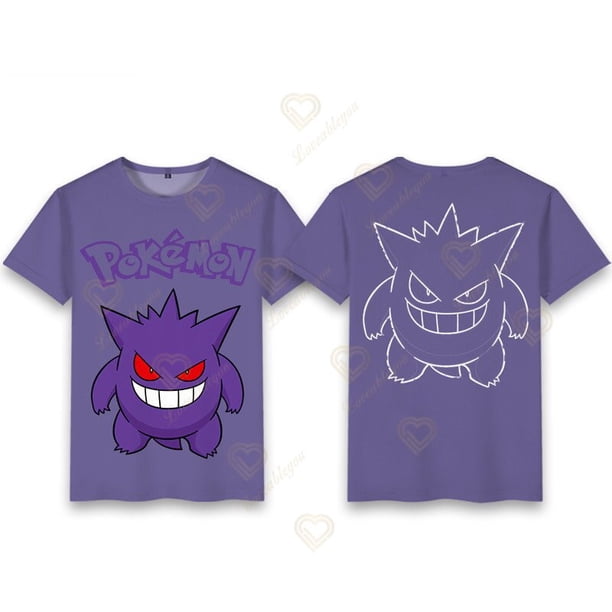 Camiseta de Pokémon para niños y niñas, ropa de calle Unisex, Tops de moda, camiseta informal de Hip Hop, novedad, gran oferta qym unisex