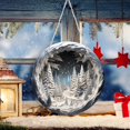 thumbnail image 4 of Décorations de Noël Rondes en Acrylique Panneau Suspendu Renne Décorations Murales Festives, 4 of 7