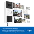 thumbnail image 4 of Cámara de vídeo inteligente con timbre TP-Link Tapo D210 con resolución 2K, 4 of 9