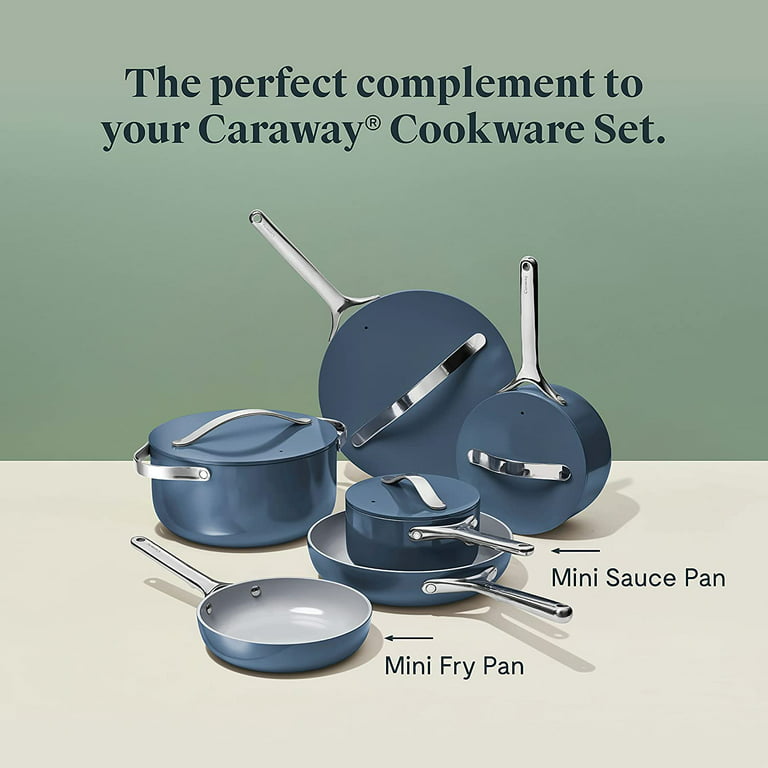Caraway Nonstick Ceramic Sauce Pan with Lid (1.75 qt) - Non Toxic