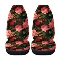 thumbnail image 5 of Psesaysky Rose Pattern Breathable Vehicle Seat Covers for Auto Interior, Polyester Fabric Anti-Scratch Front Seat Cover SUV, 5 of 9