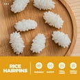 thumbnail image 4 of OULII Barrettes en Plastique Durable pour Femmes et Filles avec un Joli Design de Riz Simulé 12 Pcs, 4 of 7