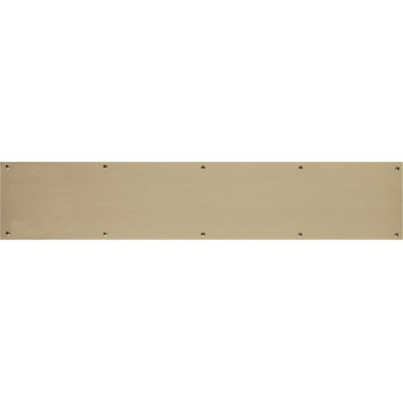 BRASS Accents A09-P0828-609MAG 8 in. x 28 in. Kick Plate Antique Brass Magnetic Mount
