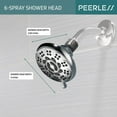 Peerless 6Setting Shower Head in Chrome