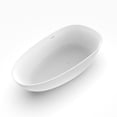 thumbnail image 2 of AVAXA 71'' Freestanding Soaking Bathtub, Artificial Stone Solid Surface Tub for Bathroom, 2 of 8