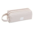 thumbnail image 1 of Estuche para bolígrafo, bolsa con cremallera de gran capacidad, soporte duradero para papelería, 1 of 5