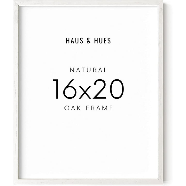 artisane, 16x20”, Picture Frame, Gallery Frame, Solid White Oak, Overs –  artisanehomegoods