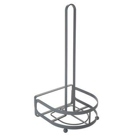 Kitchen Details Industrial Collection Paper Towel Holder, Grey Powder Coating