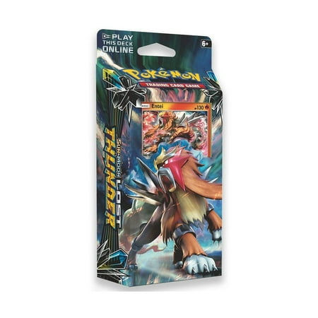 Half Moon Duck Pokemon TCG: Sun & Moon - Lost Thunder, Blazing Volcanion 60-Card Theme Deck Featuring A Holographic Entei ()