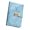 light blue, variant on Password Lock Diary Notebook Hardcover PU Journal 200 Pages Lined Ribbon Bookmarks For Offices School Travel Daily Use