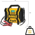 thumbnail image 4 of DEWALT DXAEPS14  2000 Peak Battery Amp 12V Automotive Battery Booster Jump Starter/Power Station with 500 Watt AC Power Inverter, 120 PSI Digital Compressor, and 15W USBa Ports, 25W USBc Port, 4 of 5