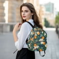thumbnail image 6 of FORMRS Mini Backpack Purse for Women Quilted Travel Daypack Casual Shoulder Bag, Orange Fruit, 6 of 7