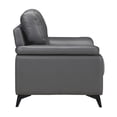 thumbnail image 6 of Pemberly Row Leather Match Loveseat in Dark Gray, 6 of 7