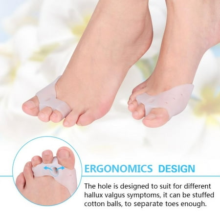 Domqga Shoe Guard Gel ＆ Bunion Corrector／Half Toe Sleeve Forefoot Cushion Metatarsal Pad Heel