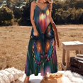 thumbnail image 2 of Vibe Blooming Tulips Sleeveless Dress for Women Clothing Female Women's Summer Skirt, 2 of 7