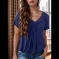 thumbnail image 4 of Tops Casuales de Corta para Mujer Azul Marino XXL, 4 of 7