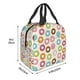 thumbnail image 3 of Easygdp Colorful Donuts Bolsa Térmica Premium - Tela Oxford Impermeable, Gran Capacidad, Bolsillo Frontal, Unisex para Trabajo, Escuela, Actividades al Aire Libre y Picnics, 3 of 8