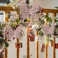 thumbnail image 4 of ZhyrZng Christmas Tree Butterfly Ornaments,3D Glitter Hollow Butterfly Decorations Xmas Butterflies Wall Hanging Decor with Stems for Christmas Tree and Holiday Crafts, 9Pcs, 4 of 7