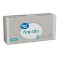 thumbnail image 2 of Great Value 12" x 12" Disposable Paper Napkins, White, 250 Count, 2 of 6