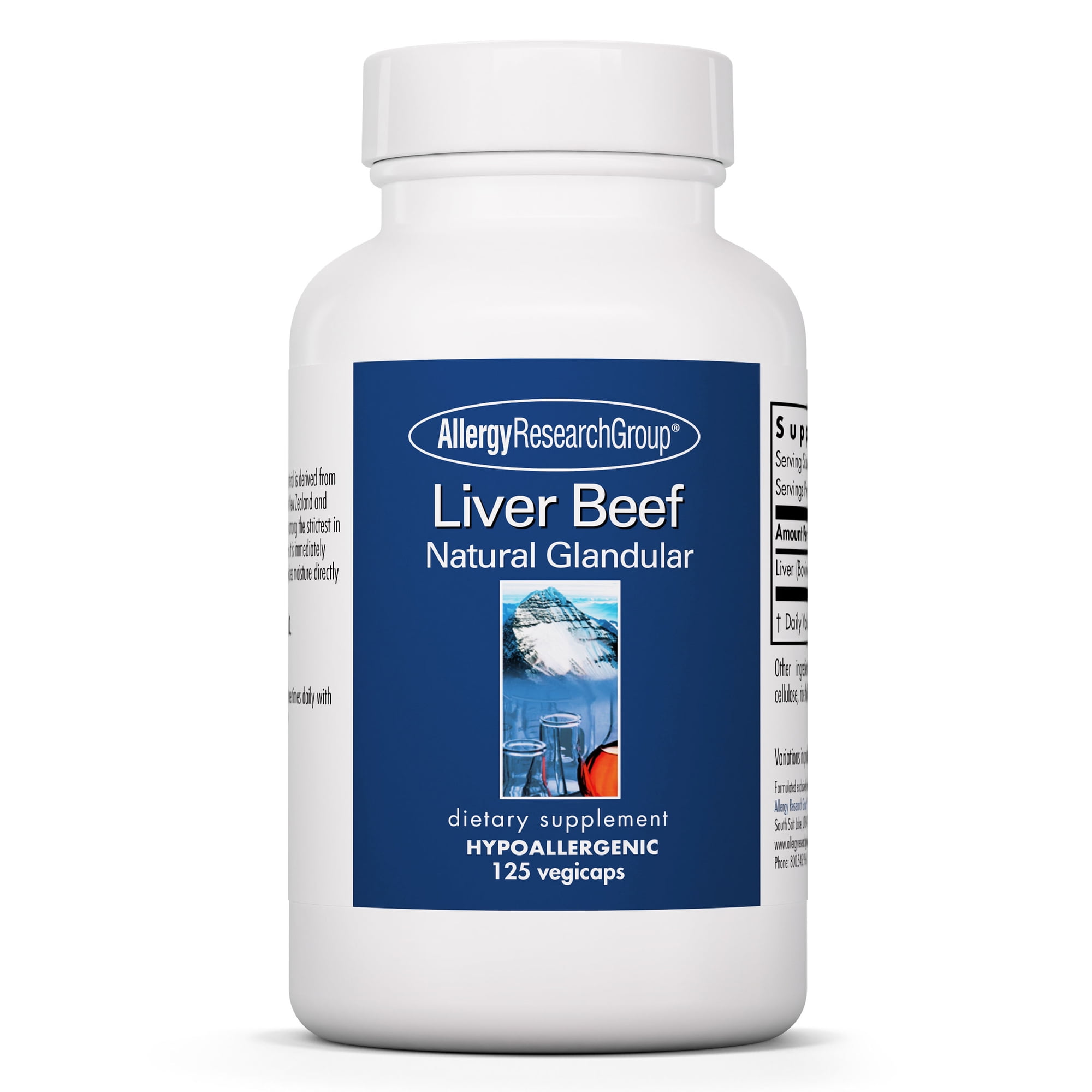 Allergy Research Group - Liver Beef - Natural Glandular - Liver and ...