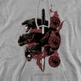 thumbnail image 2 of Game of Thrones Targaryen Dragons Unisex Adult Pull-Over Hoodie,Athletic Heather, 2X-Large, 2 of 5