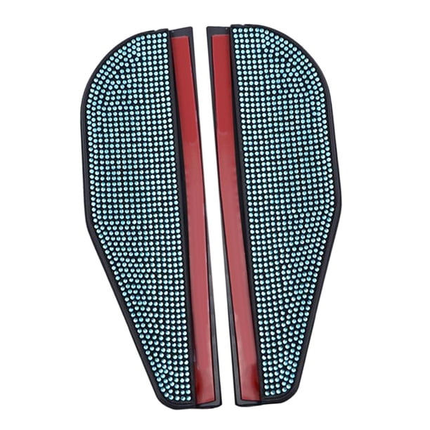 2 protectores de lluvia para espejos laterales de coche, protectores de cejas Azul