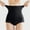 Black, variant on Women High Rise Plus Size Tummy Control No show Briefs Underwear Panties