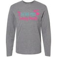 thumbnail image 3 of Inktastic Little Miss Sassy Pants, Hearts - Pink Blue Long Sleeve T-Shirt, 3 of 5