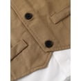 thumbnail image 6 of nvzhuang Kids Boys Clothes Outfits Bowtie Short Sleeve Blazer Waistcoat Shirts Shorts 2Pcs Suit, 6 of 8