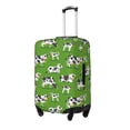 thumbnail image 2 of Daiia Cows With Calfs Green Luggage Cover, Thickened Washable Travel Luggage Covers, Elastic Unique Baggage Covers for 18-20 inch Luggage-Medium, 2 of 9