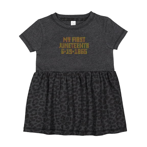 Inktastic My First Juneteenth Girls Baby Dress
