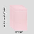 thumbnail image 4 of All Design Quick-Dry, Soft & High Absorbent Hand Towels 16"x29" Cotton Turkish Hand Towel Set of 4 | Daily Use 100% Cotton Towels for Bathroom, Airbnb, Gym & More | Bathroom Hand Towels (4 Pcs, Pink), 4 of 4