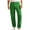 Green, variant on Mens Corduroy Straight Leg Pants - Classic Fit Stretch Expandable Waist Dress Pants Flat-Front Comfort Casual Slacks White