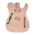 thumbnail image 2 of ammoon TL-F Unfinished Electric Guitar Body Blank Guitar Body Barrel DIY Mahogany and Composite Wooden Body Guitar Parts Accessories, 2 of 7