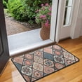 thumbnail image 2 of Multicolor Ethnic Mandala Pattern Door Rugs,Washable Non Slip Door Mats Indoor,Decorative Door Mats,Entry Mat Indoor for Entrance,Bedroom,Kitchen,Bathroom,30"x17", 2 of 6