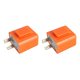 thumbnail image 1 of Intermitente LED Kenally para Motocicleta Naranja PC 1 2 Piezas, 1 of 6
