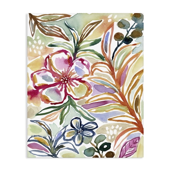 Stupell Industries Colorful Garden Impressions Canvas Wall Art, design by Lisa Nohren