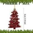 thumbnail image 2 of SUSHANG Book Christmas Tree Ornaments Unique Christmas Decorations for Book Lovers Funny Stacked Books Hanging Ornament Ideal Gift for Librarians and Readers Perfect for Holiday Home Decor Celebrate, 2 of 3