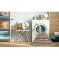 thumbnail image 2 of Ahgly Company Machine Washable Indoor Square Contemporary Copper Red Pink Area Rugs, 8' Square, 2 of 7