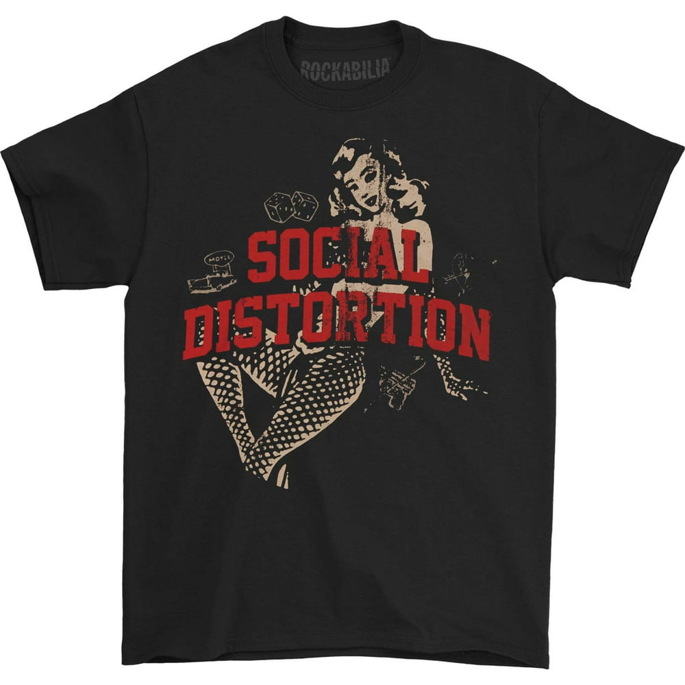 Social Distortion - Social Distortion Men's White Light Icons Tee T-shirt Small Black - Walmart